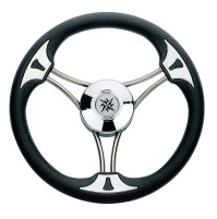 VS03 Steering Wheel -  Diameter 350mm - Black Color - 62.00724.04 - Riviera 